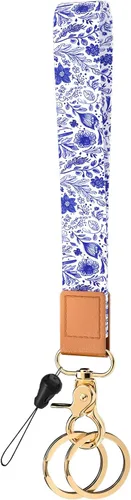 Vista 16 de Llavero de pulsera para mujeres y hombres, soporte para llavero, cordón de muñeca para llaves Animal