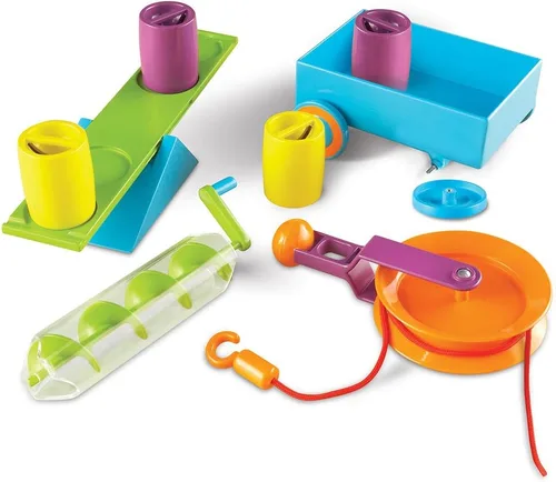 Vista 5 de Learning Resources Paquete STEM para aula, 4 juegos de actividades únicos, a partir de 5 años