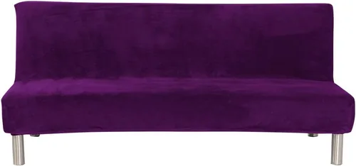 Vista 41 de MIFXIN Funda elástica para sofá cama sin brazos, funda de elastano para futón, plegable, sin reposabrazos, protector de muebles para sofá cama