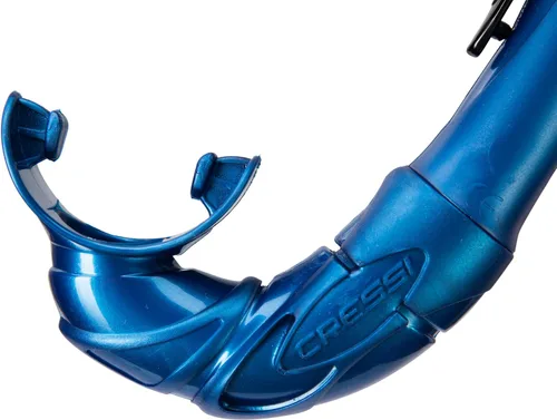Vista 2 de Cressi Esnórquel Corsica Premium Ultra Flexible (Hecho en Italia) (Azul Nery)