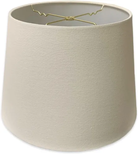 Vista 7 de Royal Designs, Inc. Persiana de tambor poco profundo cónico, HB-606-12BG, beige, 8 x 12 x 8.5