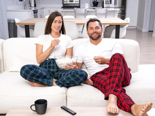 Vista 7 de CYZ - Pantalones de pijama de franela supersuave para mujer, 100 % algodón, para relajarse