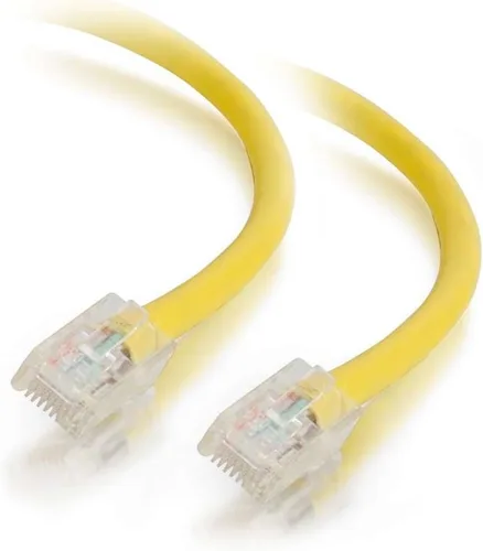 Vista 138 de C2G 24494 Cable cruzado Cat5e - Cable de conexión de red sin blindaje sin arranque, naranja (3 pies, 3.0 ft)