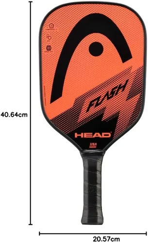 Vista 4 de Head Flash - Paquete de pickleball - 2 paletas aprobadas, 2 pelotas para exteriores, saco de transporte