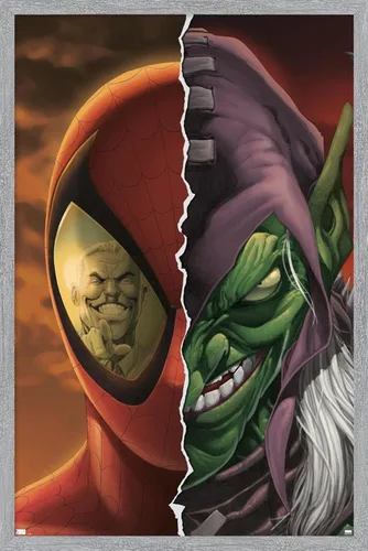 Vista 13 de Trends International Marvel Comics-Green Goblin-Spider-Man: House of M #4 Póster de pared, 14.725 x 22.375 pulgadas, versión enmarcada de madera