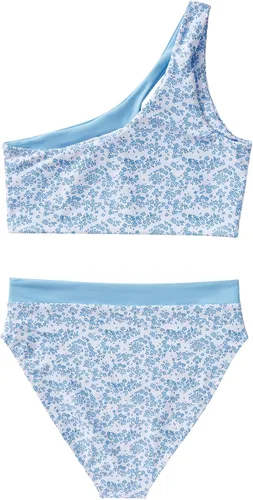 Vista 164 de MOOSLOVER Traje de baño de dos piezas con corte alto y cintura alta para mujer
