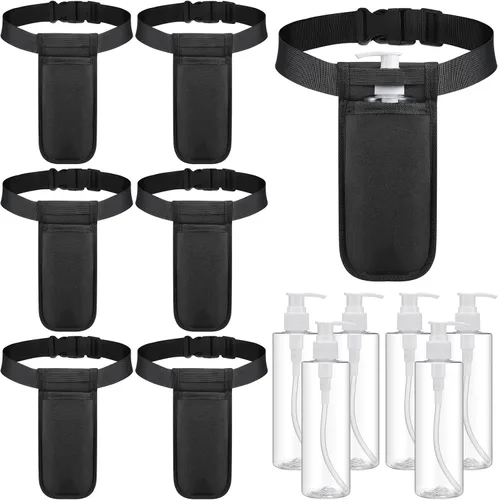 Vista 8 de Eaasty 3 juegos de funda para botella de masaje con dispensador de bomba