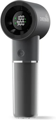 Vista 9 de Handheld Portable Fan, 6-Speed Rechargeable Powerful Mini Fan Crema