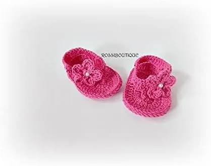 Vista 4 de Pink Baby Flip Flops, Newborn Sandals