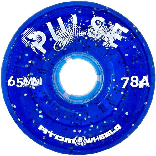 Vista 13 de Atom Skates Ruedas de rodillo cuádruple para exteriores (dureza 78A, 2.559 in x 1.457 in)