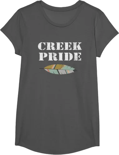 Vista 37 de Creek Native American Pride - Camiseta, Negro, S