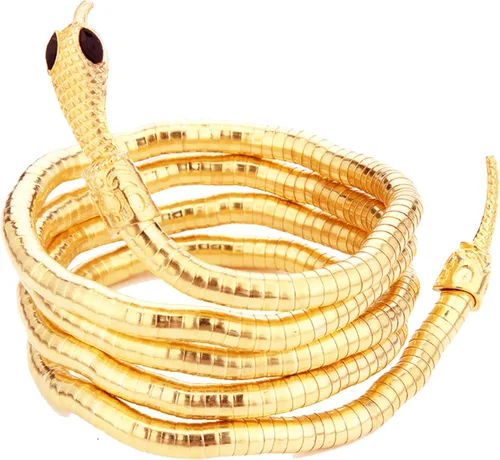 Vista 15 de Pulsera de serpiente flexible LAKIYOYO para mujer, gargantilla punk ajustable - Collar de medusa flexible multiuso, joyería de Halloween
