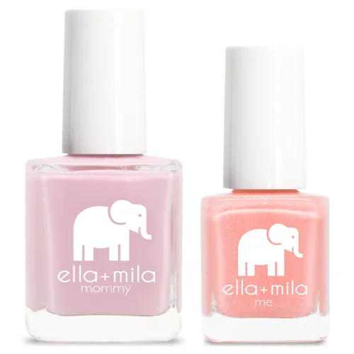 Vista 11 de ella+mila Mommy & Me Set de Esmalte de Uñas - Esmalte de uñas Resistente a las Astillas, de Larga Duración y de Secado Rápido, Set de Esmalte