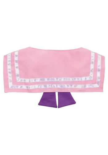 Vista 2 de Cuello de Marinero Anime Rosa y Morado Multicolor