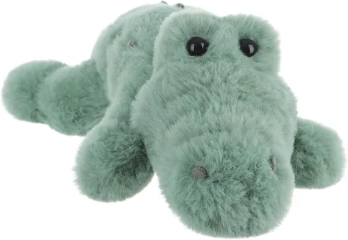 Vista 4 de Apricot Lamb Juguetes de peluche Mosstone Happy Crocodile de peluche, suave, perfecto para niños, 11.8 pulgadas