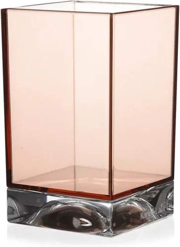 Vista 11 de Kartell Porta cepillo de dientes cuadrado, negro, 2.9 x 2.9 x 4.7 in