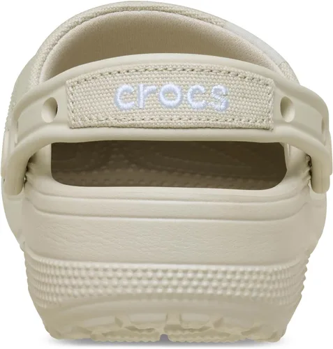 Vista 3 de Crocs Zuecos clásicos de lona elaborados unisex para hombres y mujeres