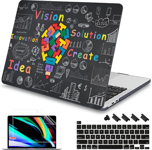 Vista 14 de Mektron Funda para MacBook Pro de 16 Pulgadas A2141 Versión 2019 con Pantalla Liquid Retina/Touch ID, Carcasa Rígida de Plástico con Funda