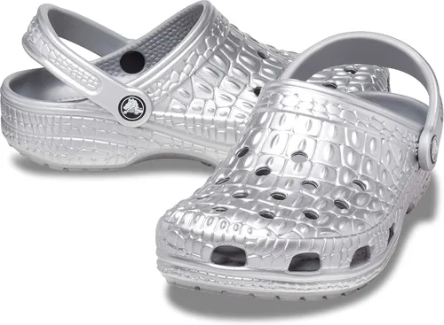 Vista 6 de Crocs Unisex-Adult Classic Crocskin Clogs