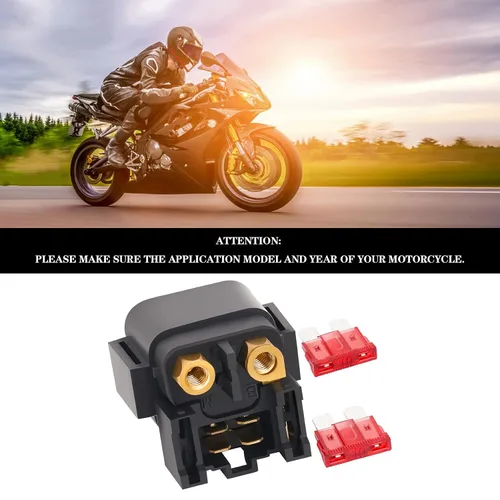 Vista 7 de Road Passion Reemplazo del relé de solenoide de arranque para Yamaha YZF600 YX600 YZF-R6 YFZR6 1995-2007 FZ600 FZS6 FZ6 2004 2006-2008