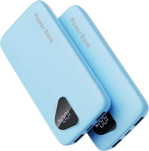 Vista 10 de 2026 2-Pack 20000mAh Portable Charger Battery Pack with Built in Cables