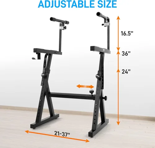Vista 5 de PYLE Heavy-Duty Multi-Functional Music Stand - Z Style & Portable, 2nd Tier, Height & with Adjustment, Digital Keyboard Stand, Rack Case w/Ergonomic