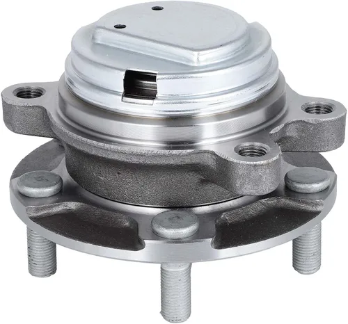 Vista 2 de cciyu Conjunto de cojinete de cubo de rueda, 1 pieza delantera izquierda derecha 5 lengüetas tiene ABS con sensor de anillo de tono BR930890