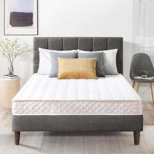 Vista 12 de Best Price Mattress Colchón híbrido de 10 pulgadas, superficie firme, espuma de soporte, resortes ensacados, espumas y telas certificadas como