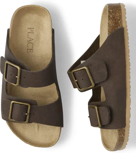Vista 2 de The Children's Place Unisex-Child Buckle Slides Sandal