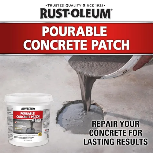 Vista 2 de Rust-Oleum 369667 Masilla de hormigón para verter, balde de 5 lb