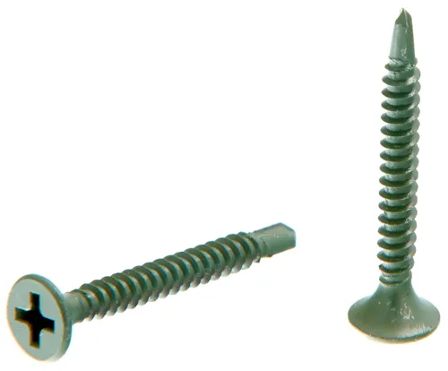 Vista 3 de SENCO 06C125WK For jobs using collated screw guns to install drywall, #2 Phillips, gray phosphate finish, coarse thread, fine head