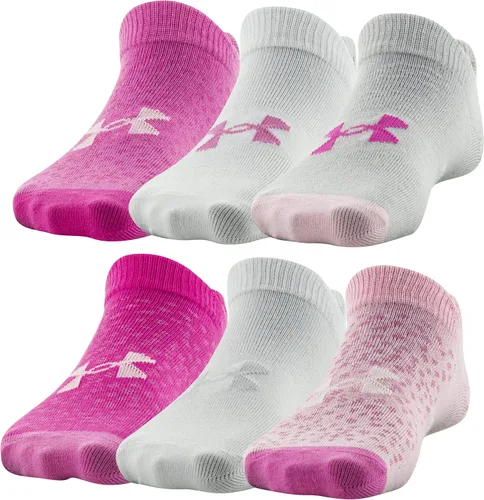 Vista 96 de Under Armour Calcetines ligeros invisibles Essential 2.0 para niños (paquete de 6)