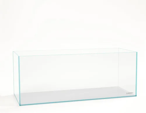 Vista 8 de LANDEN 25C 3.7 Galones Cubo Tanque de Acuario Sin Montura de Hierro Bajo, W9.84×D9.84×H9.84 pulg(25x25x25cm) 5mm de Grosor con Almohadilla