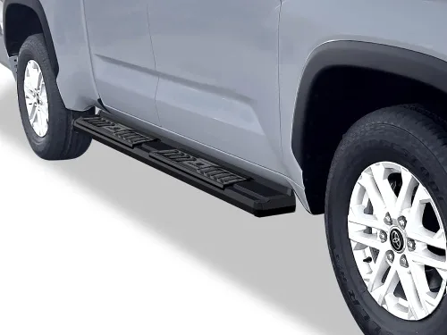 Vista 4 de APS Estribos Nerf estilo OE negro compatibles con Toyota Tundra 2022-2024 doble cabina