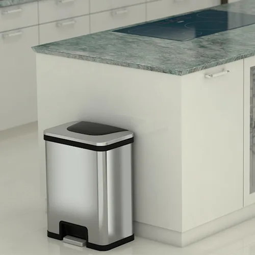 Vista 7 de TapCan - Bote de basura automático con sensor de un solo toque y desodorante, 13 galones/49 litros