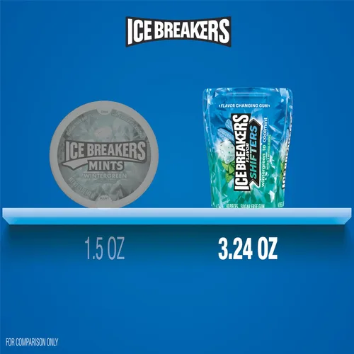Vista 7 de ICE BREAKERS Flavor Shifters Wintergreen to Coolmint Gum, 6