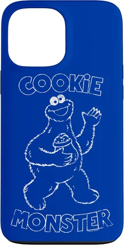 Vista 23 de Funda simple para iPhone 16 Sesame Street Cookie Monster