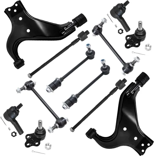 Vista 67 de Detroit Axle - Kit de extremo delantero para Hyundai Sonata XG350 XG300 Kia Optima, 2 brazos de control superiores con juntas de bola, 2 brazos