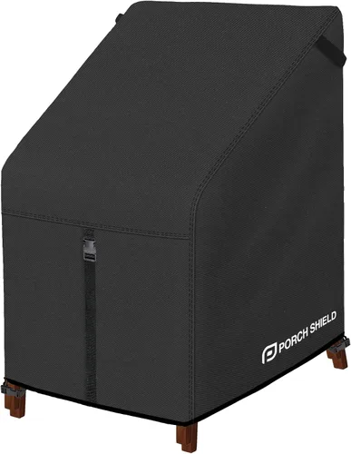 Vista 10 de Porch Shield Fundas para Sillas de Patio - Funda Impermeable para Silla de Salón Exterior de Asiento Profundo para Césped - 28 pulgadas de ancho x