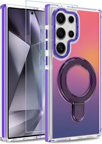 Vista 130 de Funda magnética para Google Pixel 10 Pro XL [compatible con Magsafe] [bonito diseño fluorescente de moda] a prueba de golpes, delgada, translúcida