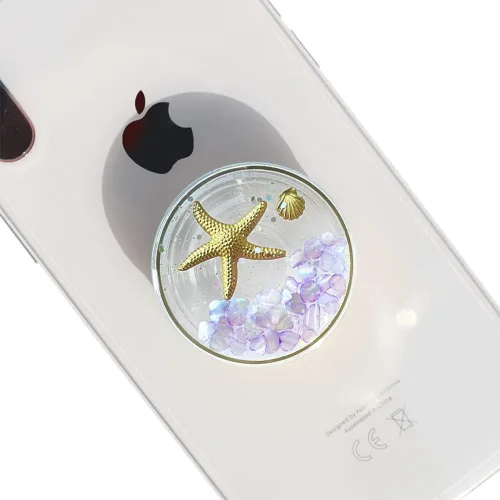 Vista 11 de Soporte plegable extensible estilo océano para teléfono celular, tableta, accesorio de teléfono celular (turquesa)