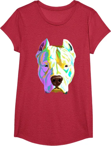 Vista 47 de Colorida camiseta Dogo Argentino, Negro, S