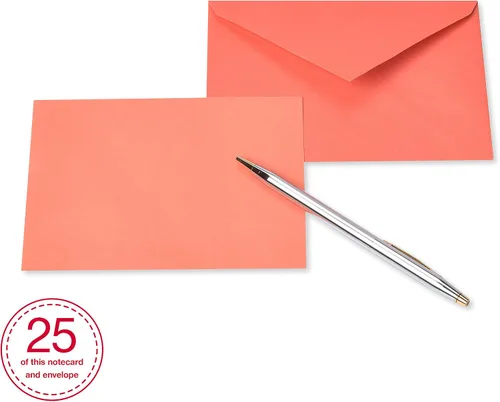 Vista 5 de American Greetings Tarjetas en blanco de un solo panel con sobres, colores arcoíris (200 unidades)