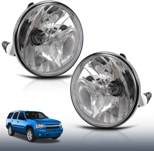 Vista 9 de PIT66 Luces antiniebla compatibles con Chevy Suburban Tahoe 07-14/Ford Explorer 08-10/Chevy Avalanche/07-13 GMC Acadia 07-12/Chevy Camaro 10-13