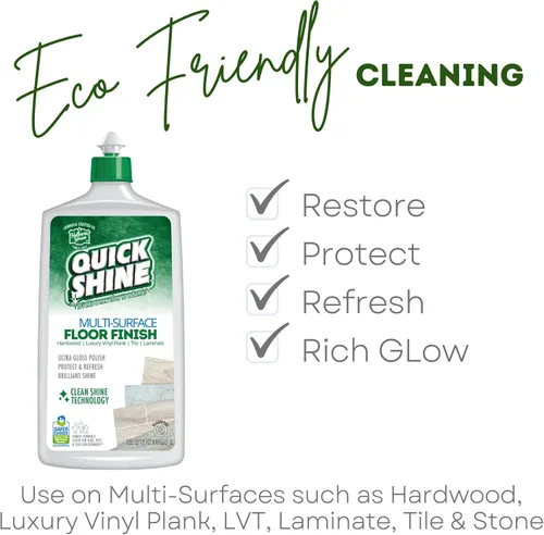 Vista 4 de Quick Shine Paquete de limpiador, pulidor y protector de suelos (2 paquetes)