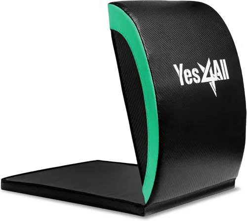 Vista 10 de Yes4All Ab Mat Tailbone y sin coxis, almohadilla de apoyo plegable para ejercicios abdominales para entrenamiento central y espalda baja
