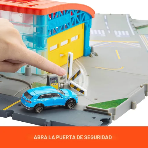 Vista 4 de Matchbox Takeoff Adventure Airport Set con juguete Audi & Avión
