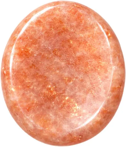 Vista 33 de GEMSCITE Piedras antiestrés del pulgar metafísicas con gemas preciosas para sanación con cristales Reiki, para hombres y mujeres, regalo Feng Shui