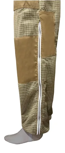 Vista 8 de Brutul Bee - Traje ventilado ultraligero de 3 capas con velo redondo (KHAKI, S), Caqui