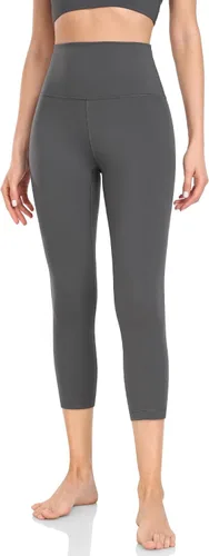 Vista 4 de HeyNuts Essential 34 Leggings with Drawstring, Buttery Soft Tummy Control Capri Pant for Training 21